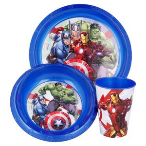 889196-set-vaisselle-bebe-avengers-azul-21x27x9-cm