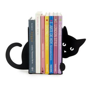 27563-serre-livres-metal-balvi-hidden-cat-noir-16x10x13-5-cm