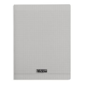18176c-cahier-pique-48-pages-grands-carreaux-calligraphe-8000-polypro-grey-24x32-cm