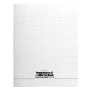 18249c-cahier-pique-140-pages-grands-carreaux-calligraphe-8000-polypro-white-17x22-cm