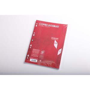 5615c-copies-doubles-perforees-sous-film-seyes-200-pages-calligraphe-ligne-7000-rouge-21x29-7-cm