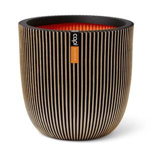 445487-pot-a-fleurs-capi-groove-noir-dore-o-43x41-cm