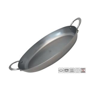 5651-36-plats-a-rotir-ovale-de-buyer-mineral-gris-26x36-cm