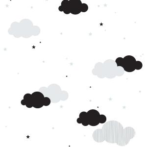 deko-tap-005-blue-papier-peint-bebe-dekornik-clouds-and-stars-blue-stars-280x50-cm