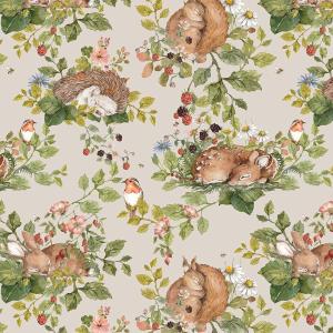 deko-tap-020-papier-peint-bebe-dekornik-little-sleepy-animals-light-green-280x50-cm