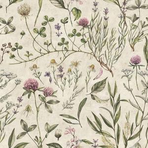 deko-tap-071-papier-peint-bebe-dekornik-vintage-illustration-beige-green-280x100-cm