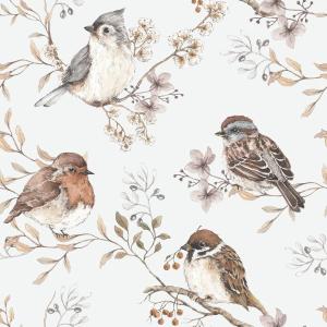 deko-tap-076-papier-peint-bebe-dekornik-birds-white-gray-beige-brown-grey-280x50-cm