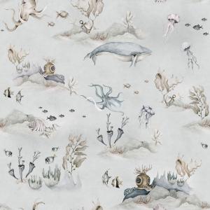 deko-tap-132-papier-peint-bebe-dekornik-underwater-world-grey-280x100-cm