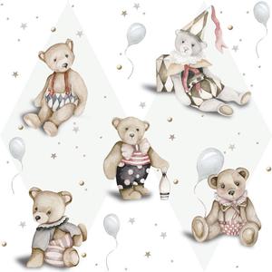 deko-tap-168-papier-peint-bebe-dekornik-teddy-bear-french-toys-from-the-attic-white-grey-280x100-cm
