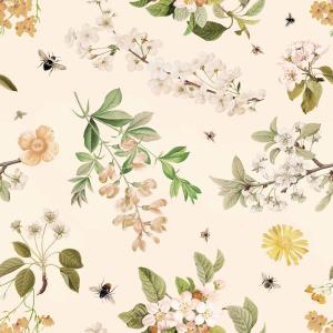 deko-tap-196-papier-peint-bebe-dekornik-lovely-bee-orchard-beige-280x50-cm
