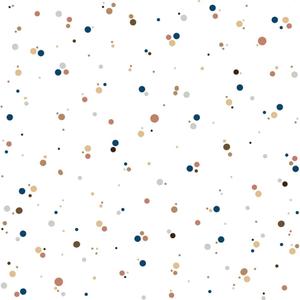 deko-tap-243-papier-peint-simple-echantillon-bebe-dekornik-dots-minimini-cinnamon-blue-navy-blue-beige-brown-280x50-cm