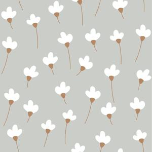 deko-tap-255-papier-peint-simple-bebe-dekornik-daisies-mint-green-beige-brown-grey-280x50-cm