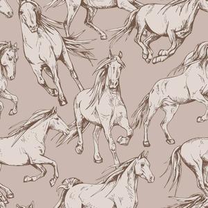 deko-tap-309-papier-peint-bebe-dekornik-horses-beige-brown-280x100-cm