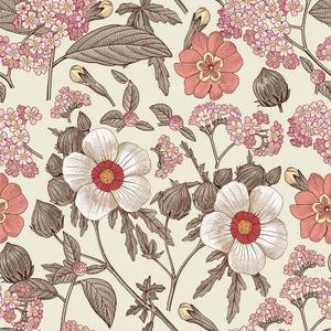 deko-tap-310-papier-peint-bebe-dekornik-retro-bouquet-beige-brown-grey-280x100-cm
