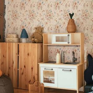 deko-tap-342-papier-peint-bebe-dekornik-flowers-orange-280x100-cm