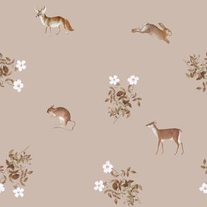 deko-tap-351-papier-peint-bebe-dekornik-sweet-little-creatures-beige-280x50-cm