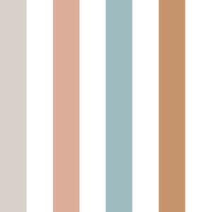 deko-tap-377-papier-peint-bebe-dekornik-portofino-colour-stripes-pink-salmon-blue-navy-blue-beige-brown-280x100-cm