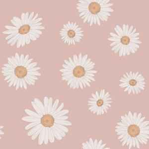 deko-tap-384-papier-peint-bebe-dekornik-tuscan-daisies-pink-280x100-cm