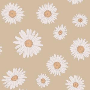 deko-tap-385-papier-peint-bebe-dekornik-tuscan-daisies-cappucino-280x100-cm