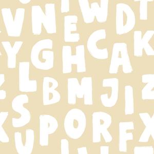 deko-tap-395-papier-peint-bebe-dekornik-letters-beige-280x100-cm
