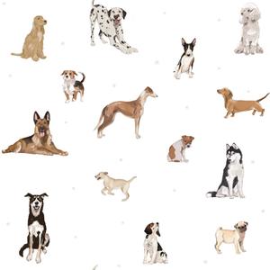 deko-tap-401-papier-peint-bebe-dekornik-dogs-are-the-best-white-280x100-cm