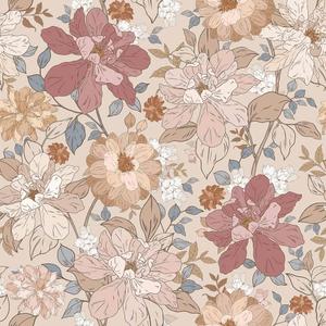 deko-tap-409-papier-peint-bebe-dekornik-marigold-flowers-orange-280x50-cm