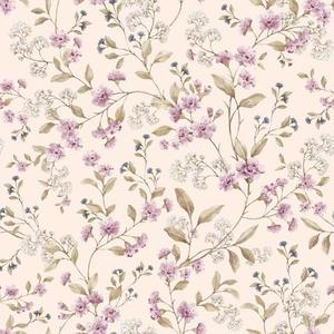 deko-tap-410-papier-peint-bebe-dekornik-meadow-in-flowers-violet-lilac-beige-brown-280x50-cm