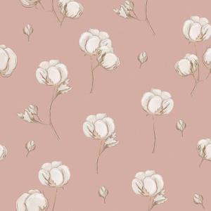 deko-tap-426-papier-peint-bebe-dekornik-cotton-fields-pink-280x50-cm