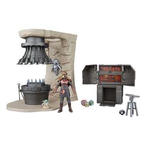 hasg0360-figurine-de-collection-hasbro-star-wars-the-mandalorian-vintage-collection-the-armorer-s-forge-avec-the-armorer-lakeside-covert-world-multicolore-tu