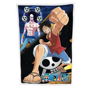 672hom037-plaid-sherpa-homadict-homadict-one-piece-luffy-ener-attack-multicolore-100x3x150-cm