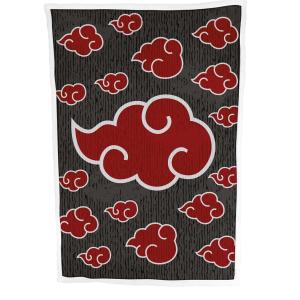672hom071-plaid-sherpa-enfant-homadict-naruto-akatsuki-cloud-rouge-noir-100x3x150-cm