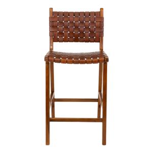 1001510-chaise-de-comptoir-en-cuir-avec-pieds-en-teck-house-nordic-perugia-brown-45-5x46x101-cm