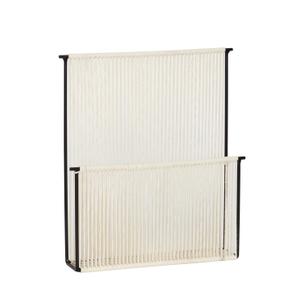 021223-porte-revue-mural-hubsch-interior-string-noir-blanc-28x5x32-cm