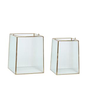 151301-lanternes-hubsch-interior-ripple-x2-transparent-laiton-25x25x31-20x20x28-cm
