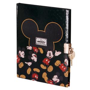 8435376387288-journal-intime-avec-cle-karactermania-disney-mickey-noir-21x13x1-cm