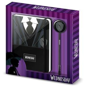 8445118060133-ensemble-agenda-et-stylos-karactermania-wednesday-uniform-noir-23-2x22-4x2-2-cm