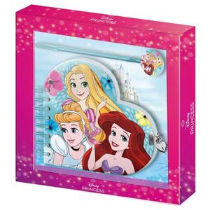 8445118077094-coffret-de-papeterie-agenda-et-stylo-enfant-karactermania-disney-princess-rose-bleu-jaune-24x23x2-5-cm