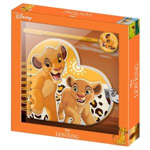 8445118077100-bloc-notes-et-stylo-karactermania-disney-the-lion-king-orange-24x23x2-5-cm