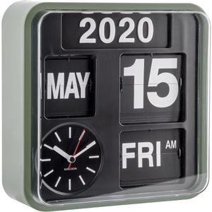 ka5364gr-horloge-murale-karlsson-mini-flip-vert-noir-24x24x10x0-3-cm
