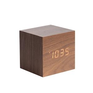 ka5655dw-reveil-placage-de-bois-karlsson-mini-cube-led-marron-8cmx8cmx8-cm