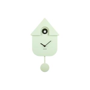 ka5768lg-horloge-murale-karlsson-modern-cuckoo-abs-soft-green-21-5x41x8-5-cm