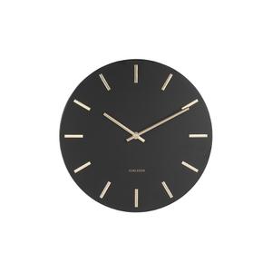 ka5821bk-horloge-murale-acier-avec-batons-dores-karlsson-charm-small-noir-dore-30x3-5-cm