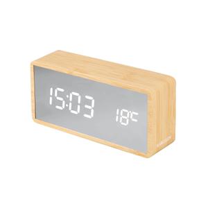 ka5879wd-reveil-placage-de-bois-karlsson-silver-mirror-led-beige-15x7x4-5-cm