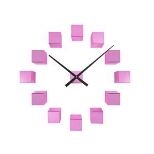 ka5974pi-horloge-murale-metalique-karlsson-diy-cubic-dark-pink-5-5x4-cm