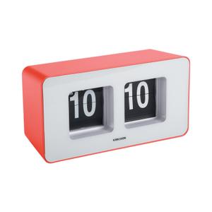 ka6042rd-horloge-murale-de-table-karlsson-funky-flip-scarlet-pink-9-2x7-cm