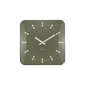 ka6085gr-horloge-murale-karlsson-sucinto-dome-luxury-green-35x35x4-5-cm