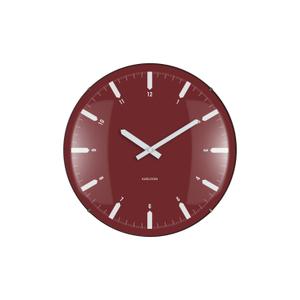 ka6086rd-horloge-murale-karlsson-realista-dome-burgundy-red-4-5x35-cm