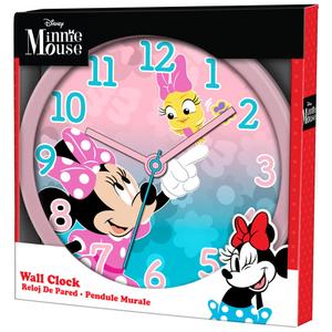 8435507874823-horloge-murale-enfant-kids-licensing-disney-minnie-rose-25-cm