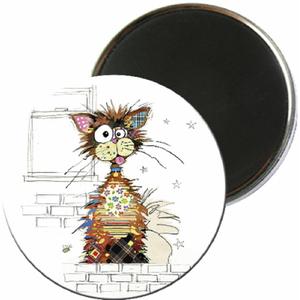 magr21u06-aimant-rond-kiub-kook-chat-ziggy-blanc-noir-tu