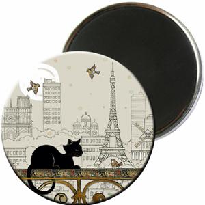magr29c03-magnet-rond-paris-te-oiseau-kiub-bug-art-beige-multicolore-tu